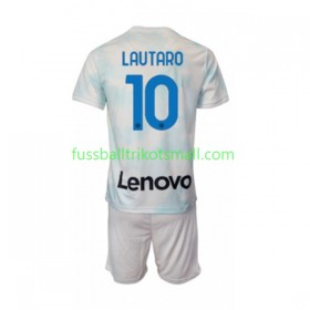 Fußballtrikots Inter Mailand Lautaro Martinez 10 Kinder 2022-2023 Kurzarm Auswärts-trikot kaufen
